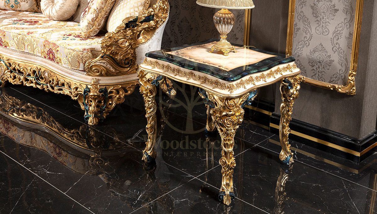 Royal Ciragan Hand Carved Teak Sofa Set II, Saharanpur, view 5