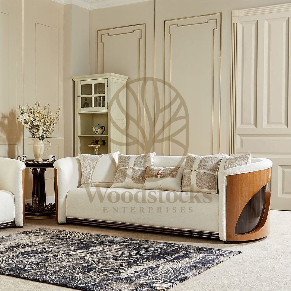 Teak Modern Sofa Set, Sofa Set