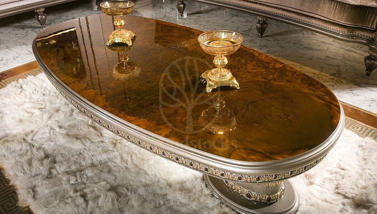 Royal Exotic Hand Carved Teak Dining Table Set, Saharanpur, view 4