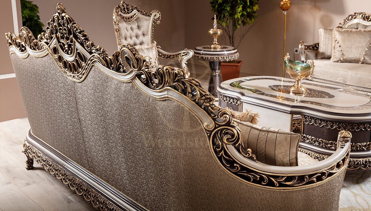 Royal Royena Hand Carved Teak Sofa Set, Saharanpur, view 7