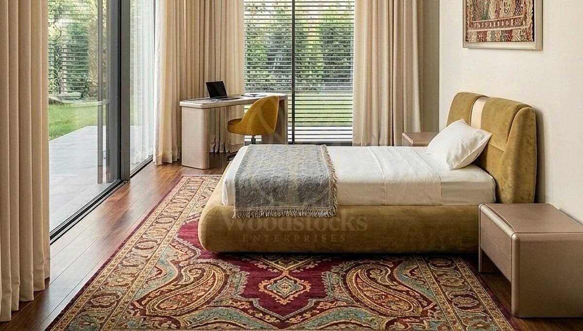 Luxury Rivora Handcrafted Teak King Size Bed, Saharanpur, view 5
