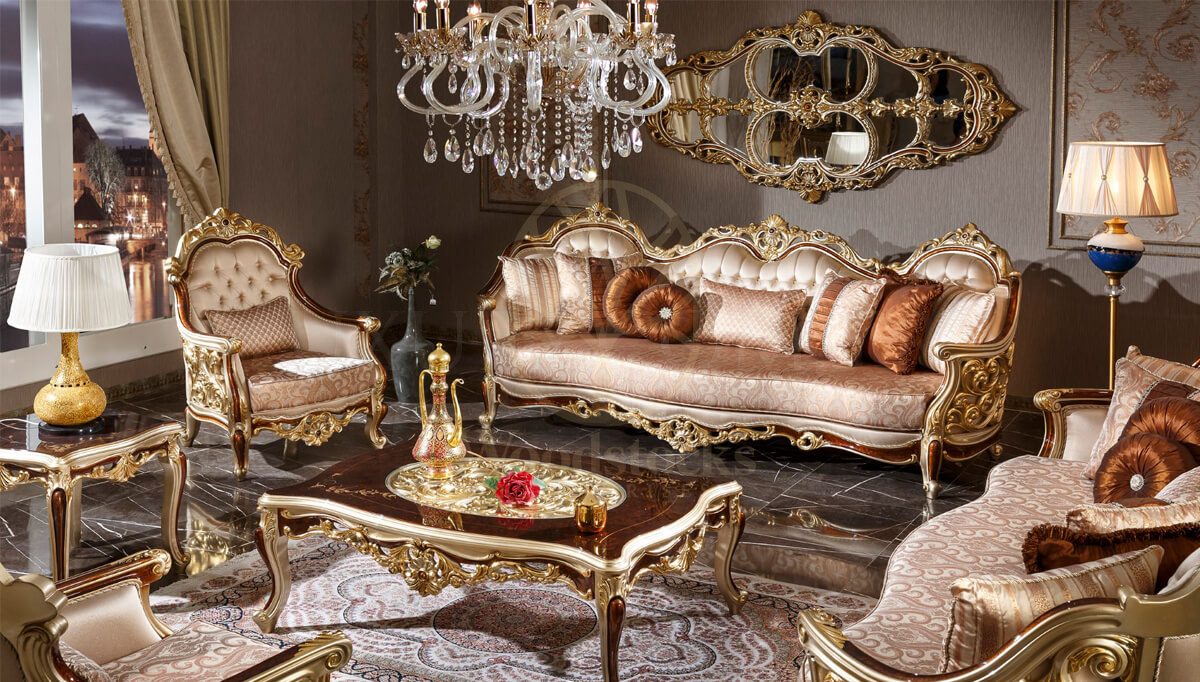 Royal Harzemsah Bronze Hand Carved Teak Sofa Set, Saharanpur, view 2