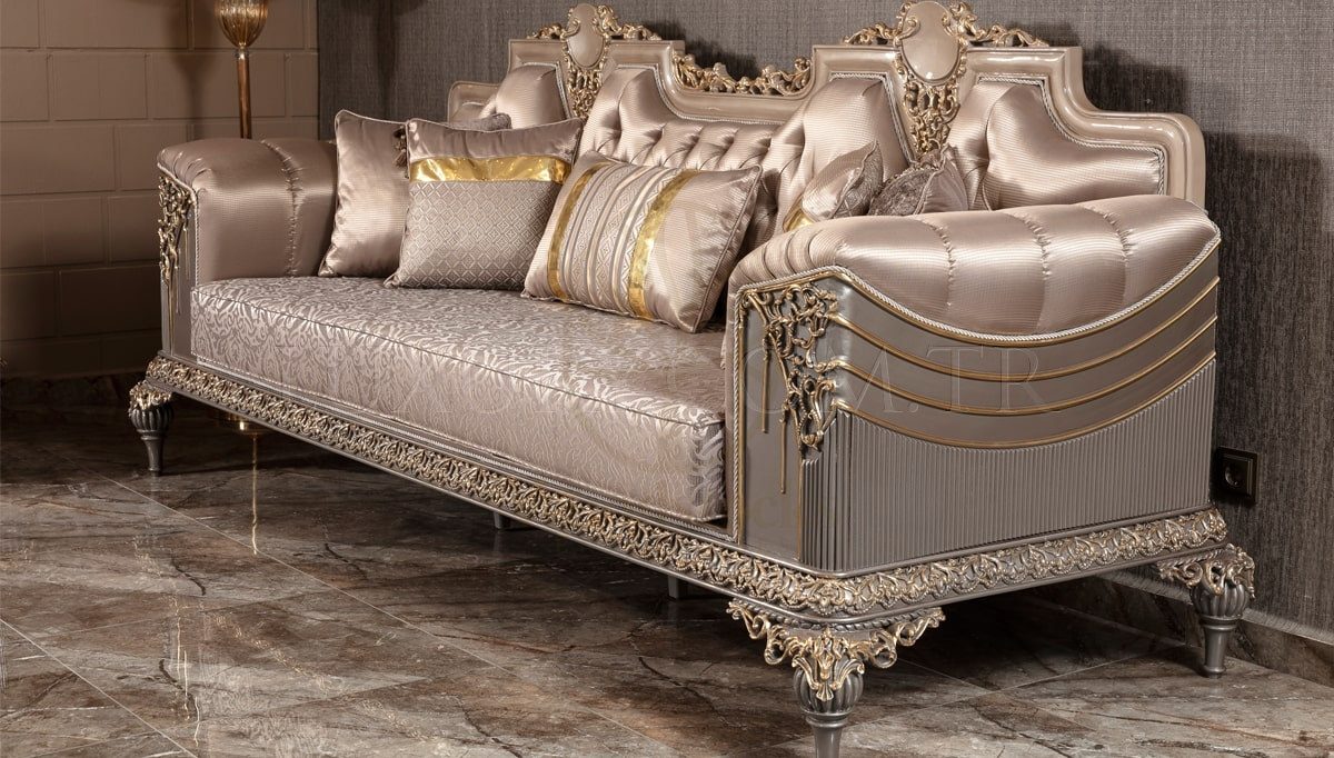 Royal Valena Hand Carved Teak Sofa Set, Saharanpur, view 4
