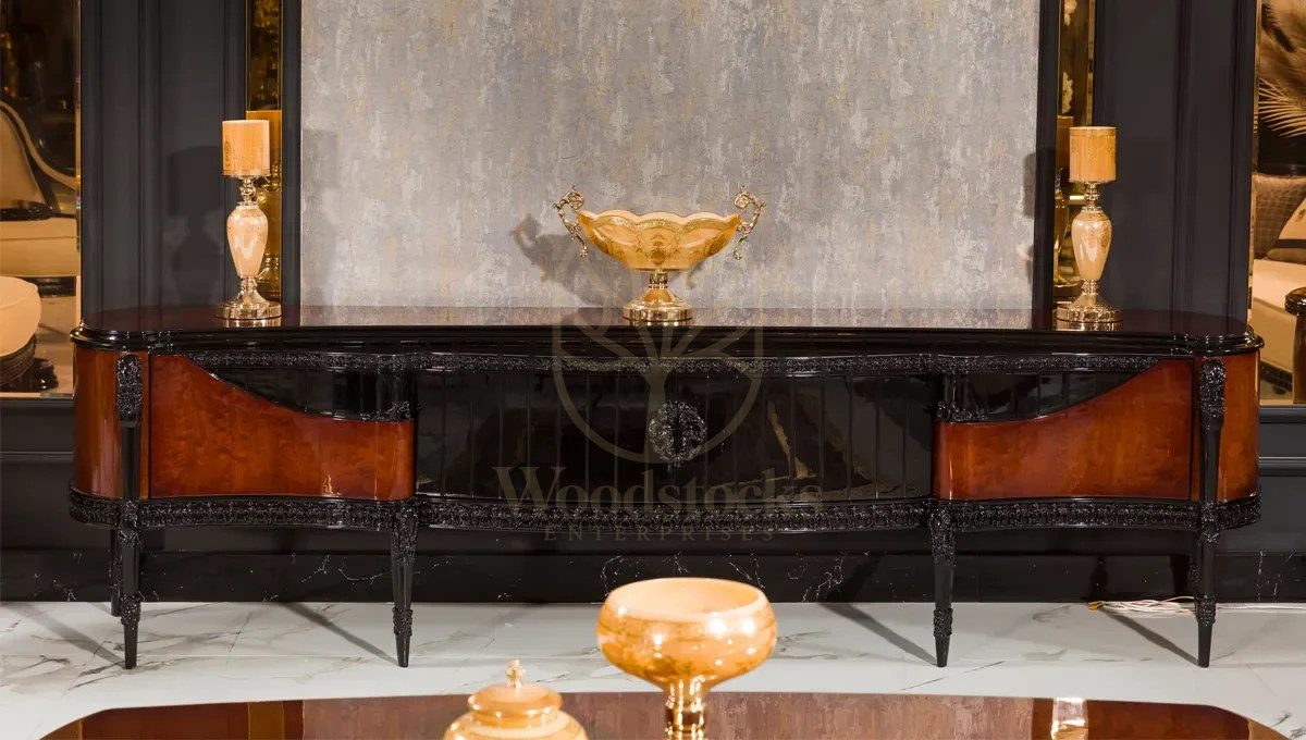 Luxury Casa Handcrafted Teak TV Cabinet, Saharanpur, view 2