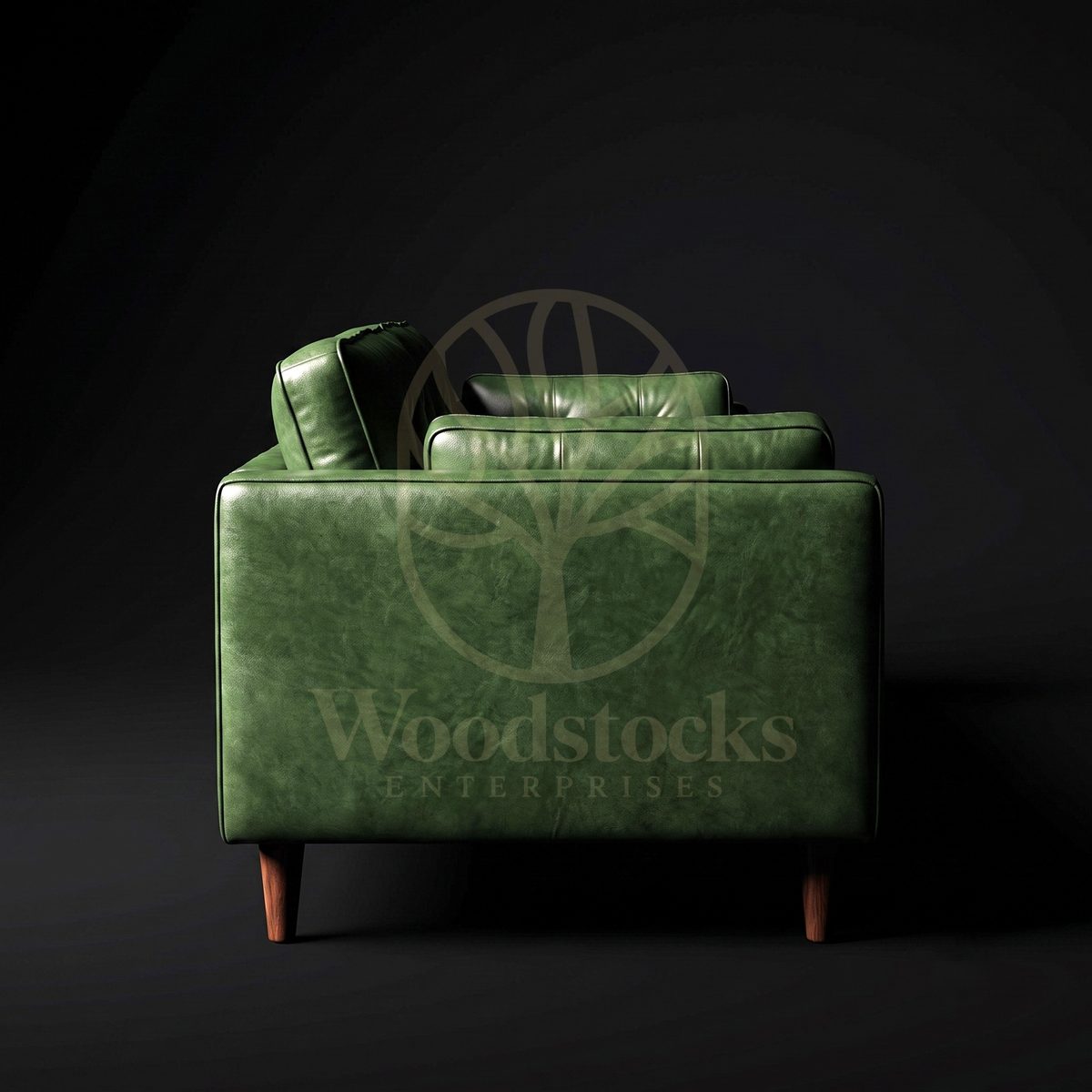 Luxury Teak Allerød Atelier Hunter Green Settee, Saharanpur, view 4