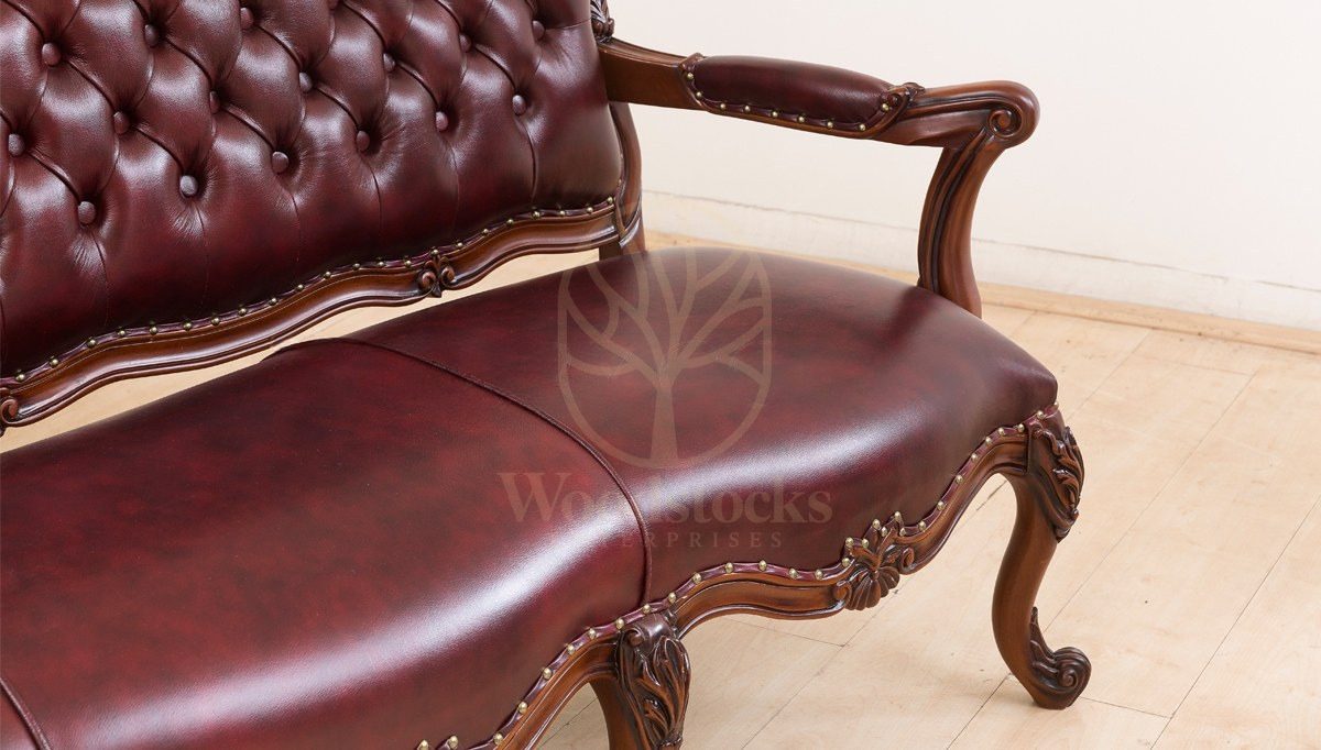 Royal Visenta Hand Carved Teak Office Sofa Set, Saharanpur, view 6