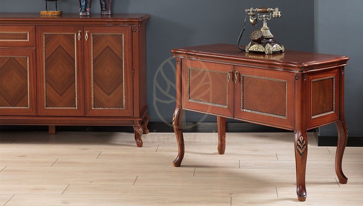 Royal Nizva Hand Carved Teak Office Table, Saharanpur, view 3