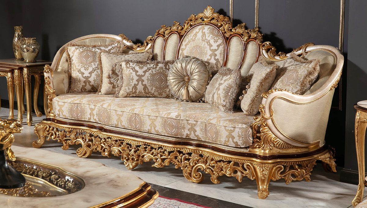 Royal Sanremo Hand Carved Teak Sofa Set, Saharanpur, view 2