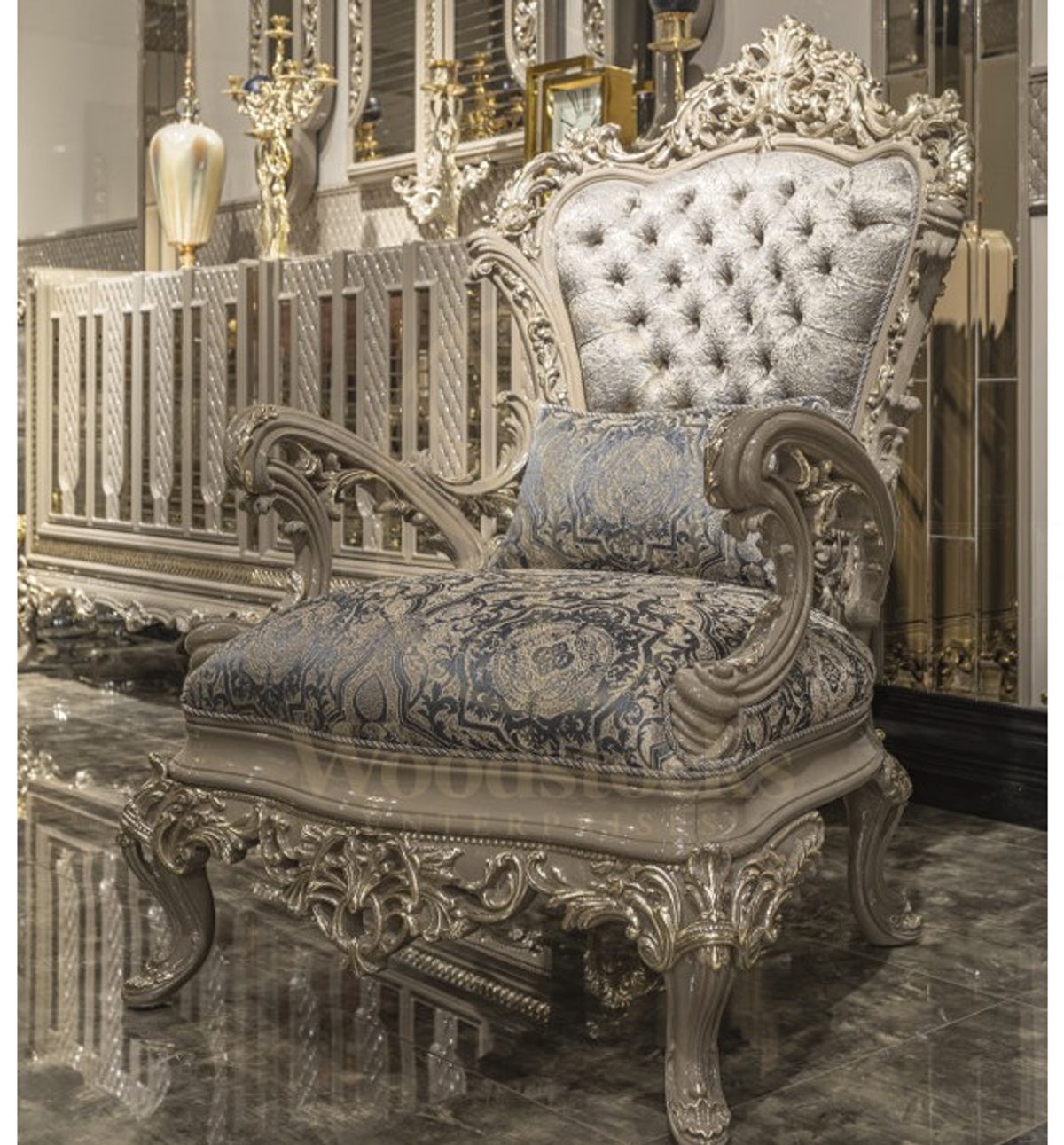 Royal Dore Hand Carved Teak Sofa Set, Saharanpur, view 4