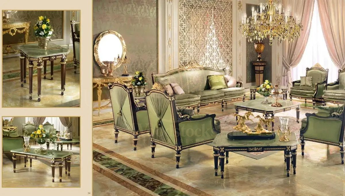 Royal Dubai Majlis Hand Carved Teak Sofa Set, Saharanpur, view 3