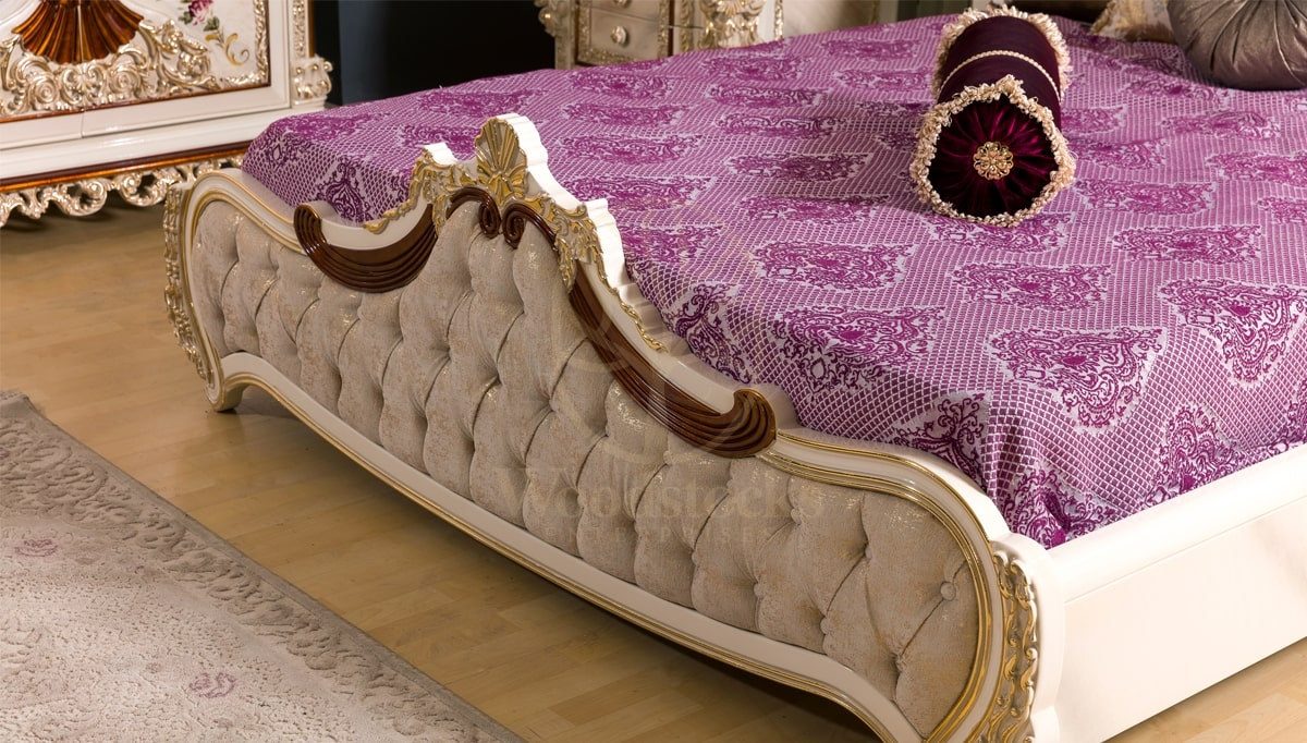 Royal Topkapi Hand Carved Teak King Size Bed, Saharanpur, view 3