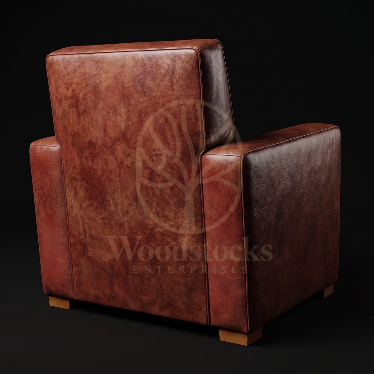 Luxury Teak Champs-Élysées Art Deco Club Chair, Saharanpur, view 3