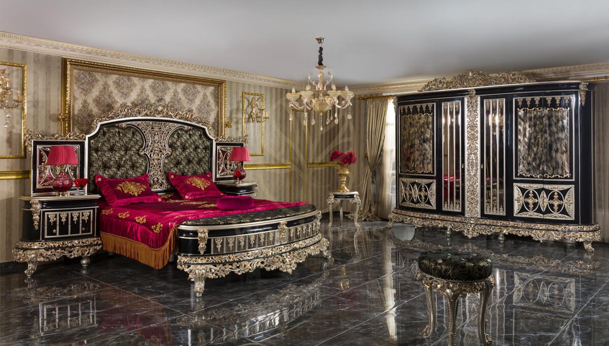 Royal Altay Black Hand Carved Teak King Size Bed, Saharanpur, King Size Bed