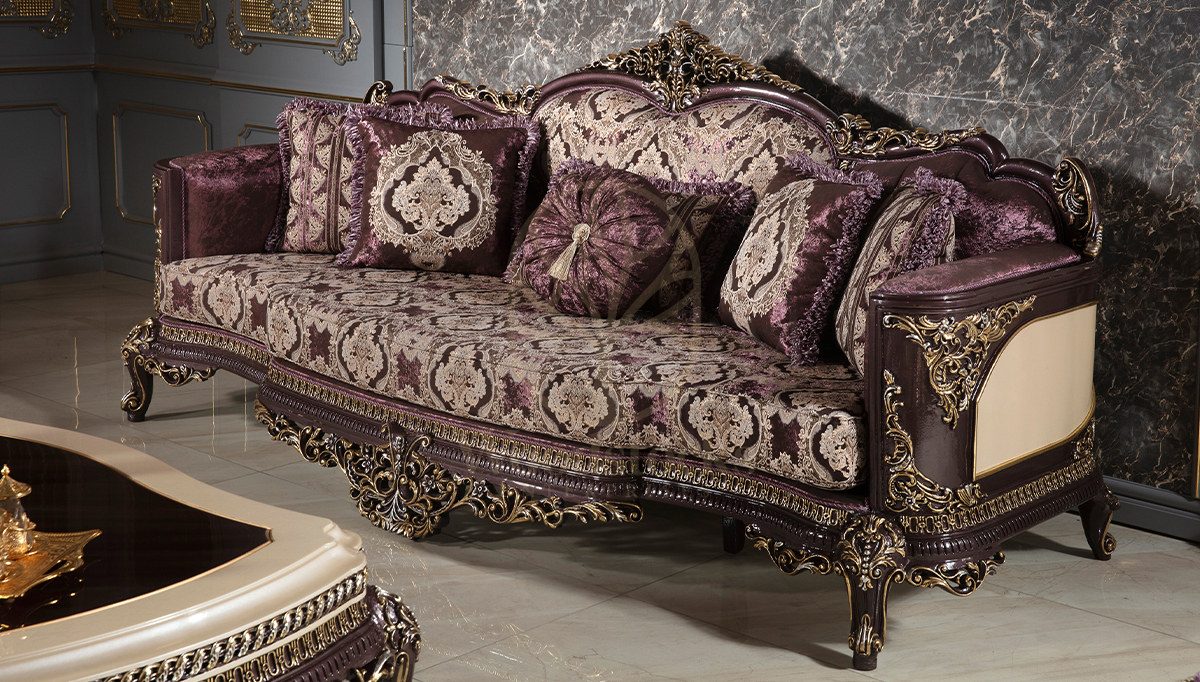 Royal Volendam Hand Carved Teak Sofa Set II, Saharanpur, view 2