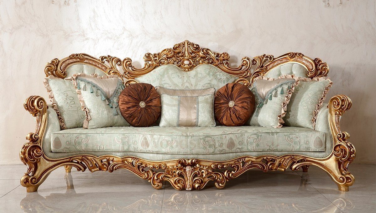 Royal Sultan Hand Carved Teak Sofa Set II, Saharanpur, view 2
