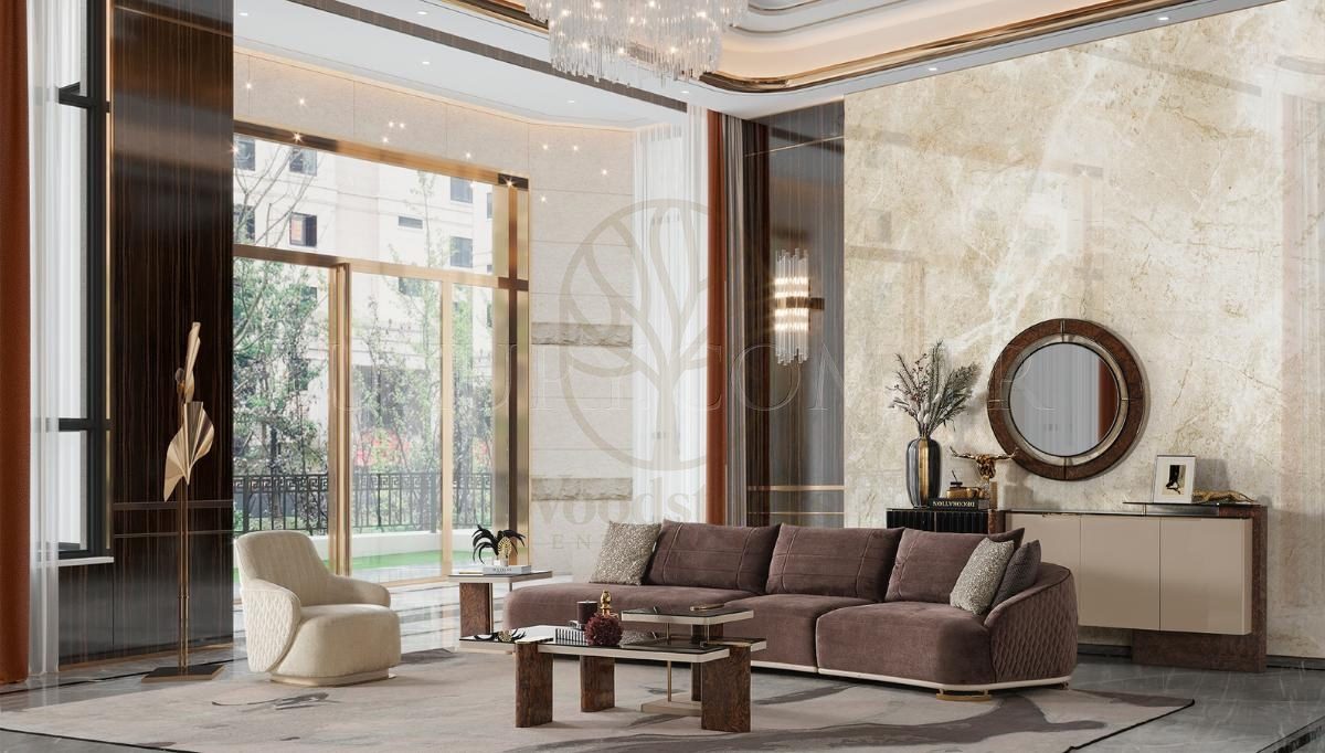 Luxury Lilia Handcrafted Teak Sofa Set, Saharanpur, view 6