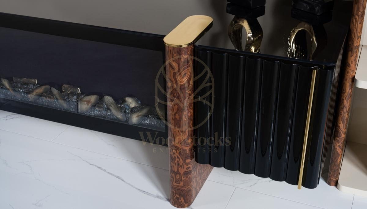 Luxury Lilia Handcrafted Teak TV Cabinet, Saharanpur, view 7