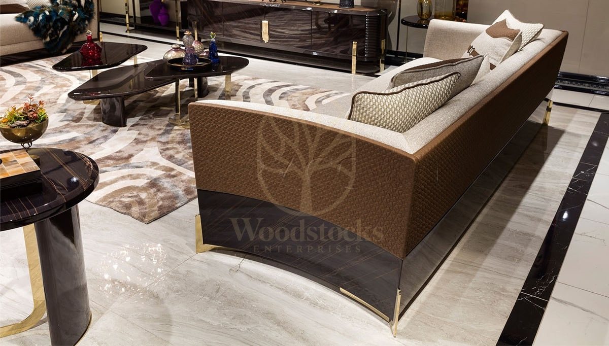 Luxury Levons Handcrafted Teak Sofa Set, Saharanpur, view 5