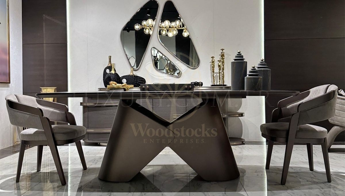 Luxury Porter Handcrafted Teak Dining Table Set, Saharanpur, view 10