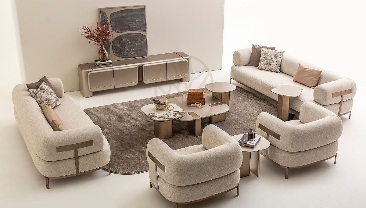 Luxury Mesa Handcrafted Teak Sofa Set, Saharanpur, view 3