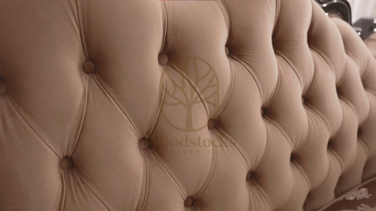 Teak Classical Turkish Brown Sofa Set, view 7