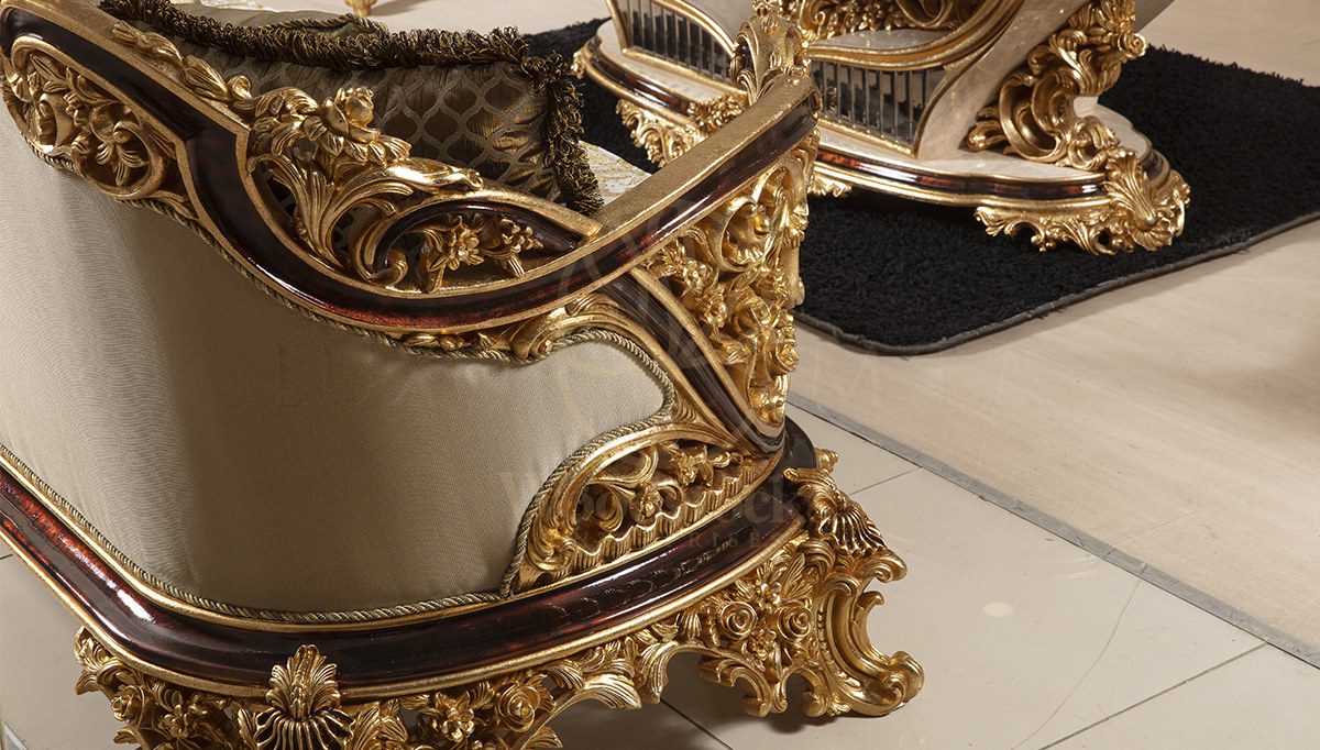 Royal Mercan Hand Carved Teak Sofa Set II, Saharanpur, view 9