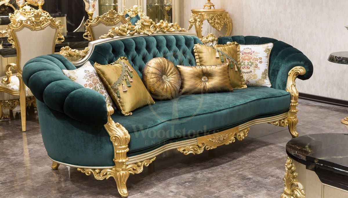 Royal Boston Hand Carved Teak Sofa Set, Saharanpur, view 3