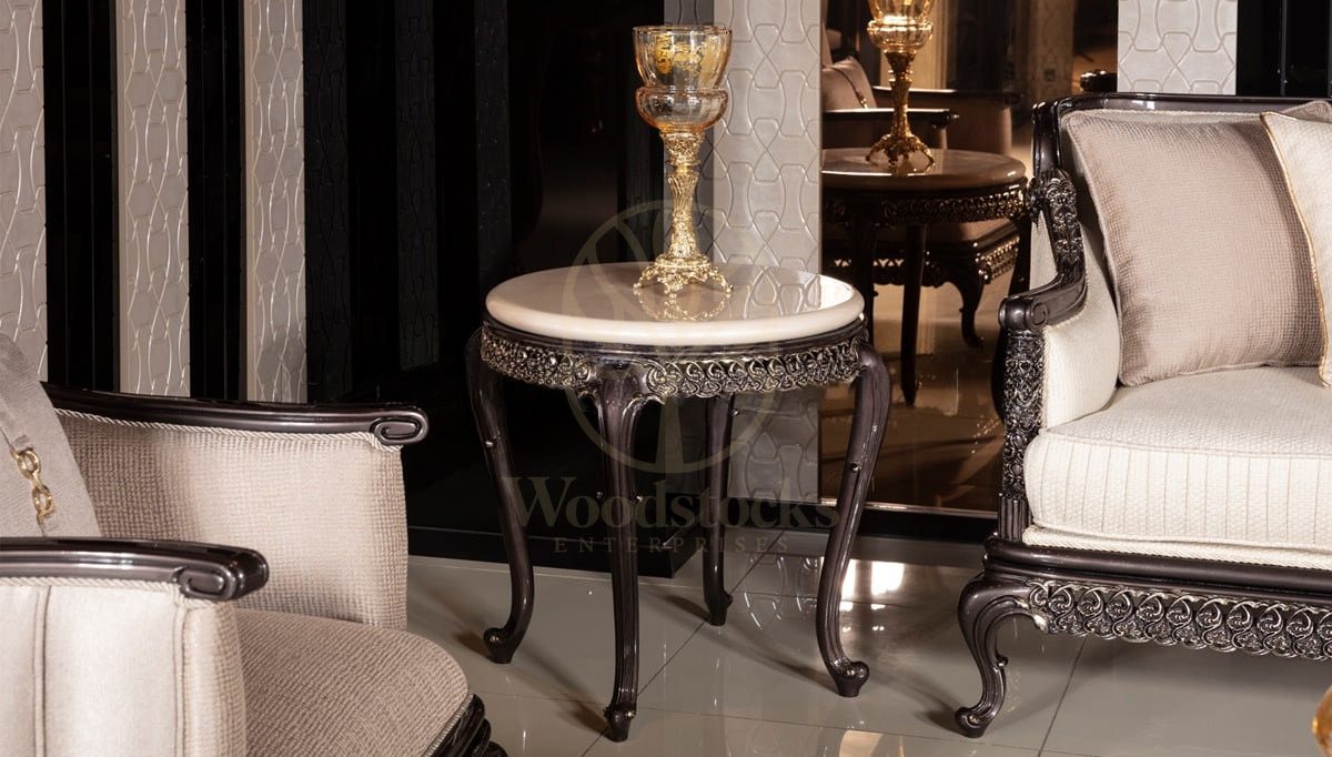Royal Londra Hand Carved Teak Sofa Set, Saharanpur, view 5