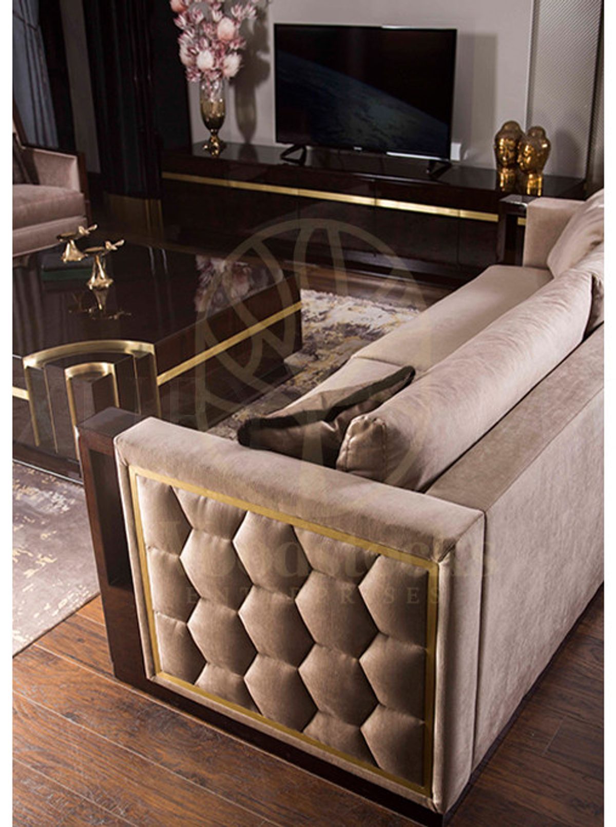 Luxury Elsium Handcrafted Teak Sofa Set, Saharanpur, view 7