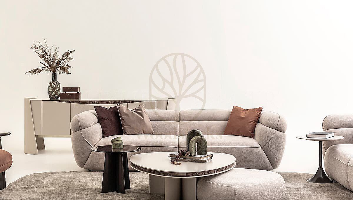 Luxury Bellagio Handcrafted Teak Sofa Set, Saharanpur, view 4