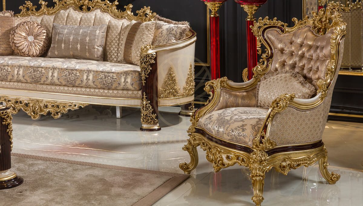 Royal Beril Brown Hand Carved Teak Sofa Set, Saharanpur, view 2