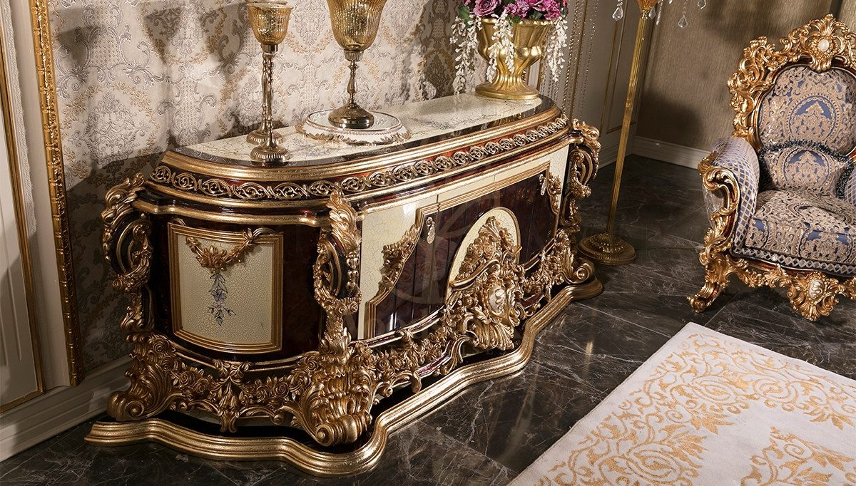 Royal Aspendos Hand Carved Teak TV Cabinet, Saharanpur, view 3