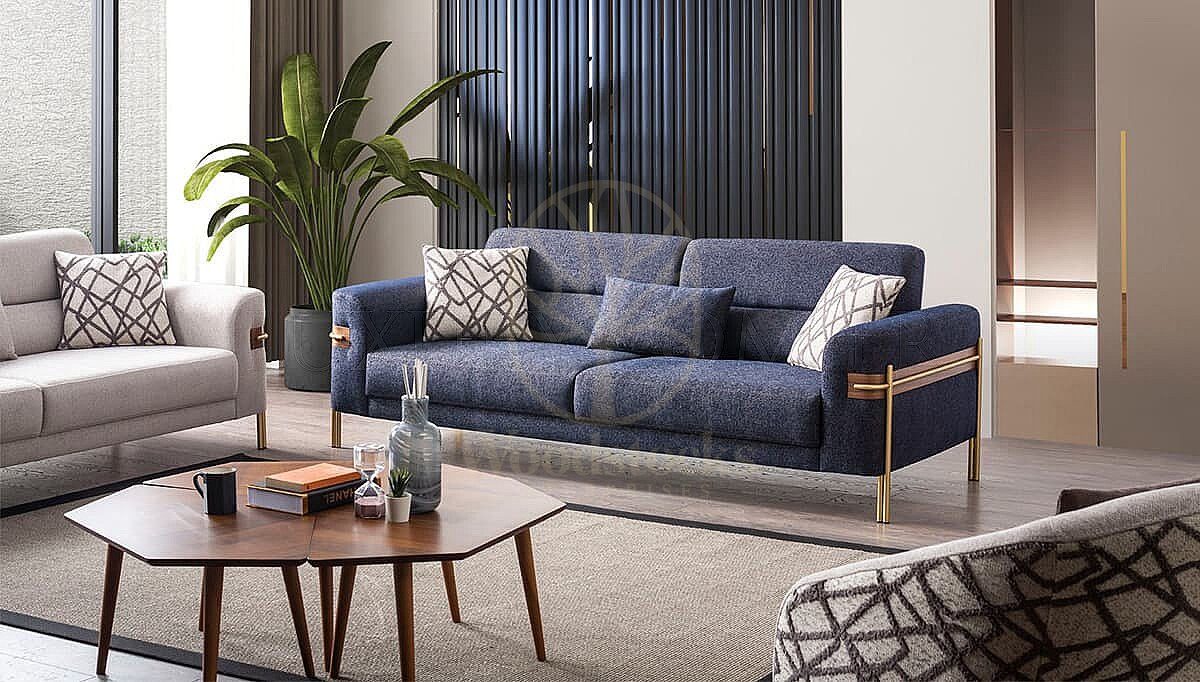 Luxury Hermes Handcrafted Teak Sofa Set, Saharanpur, view 4