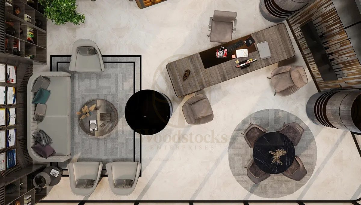 Luxury Benesta Handcrafted Teak Office Table, Saharanpur, view 5