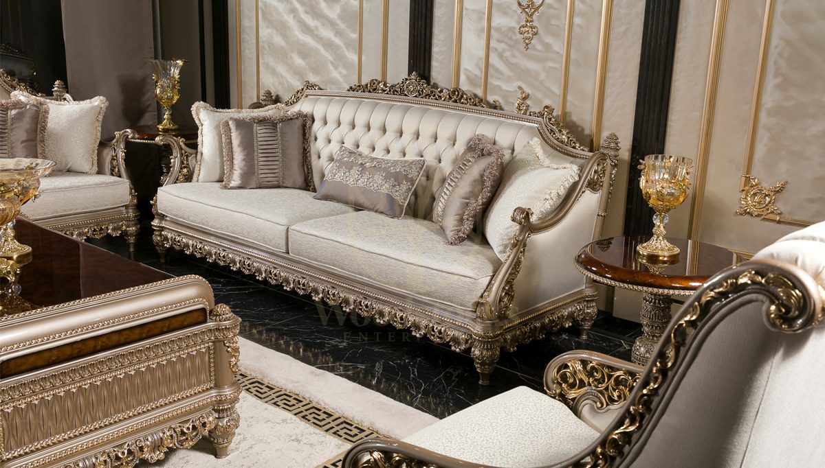 Royal Vesta Hand Carved Teak Sofa Set, Saharanpur, view 5