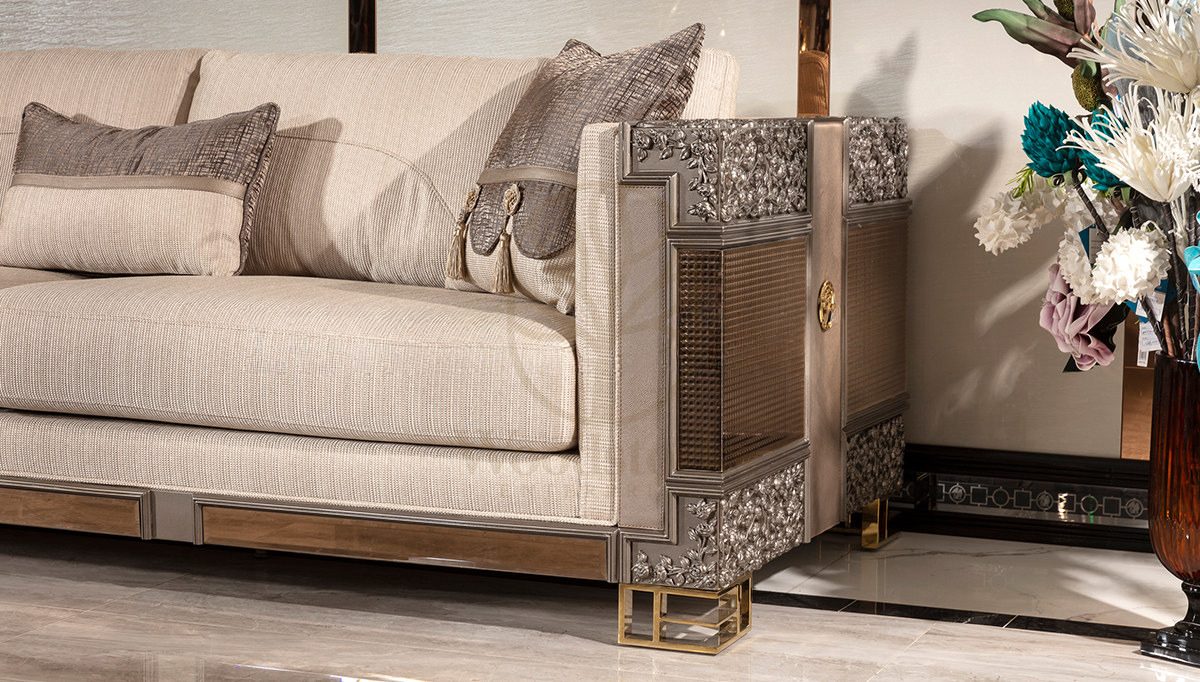 Luxury Fermont Handcrafted Teak Sofa Set, Saharanpur, view 9