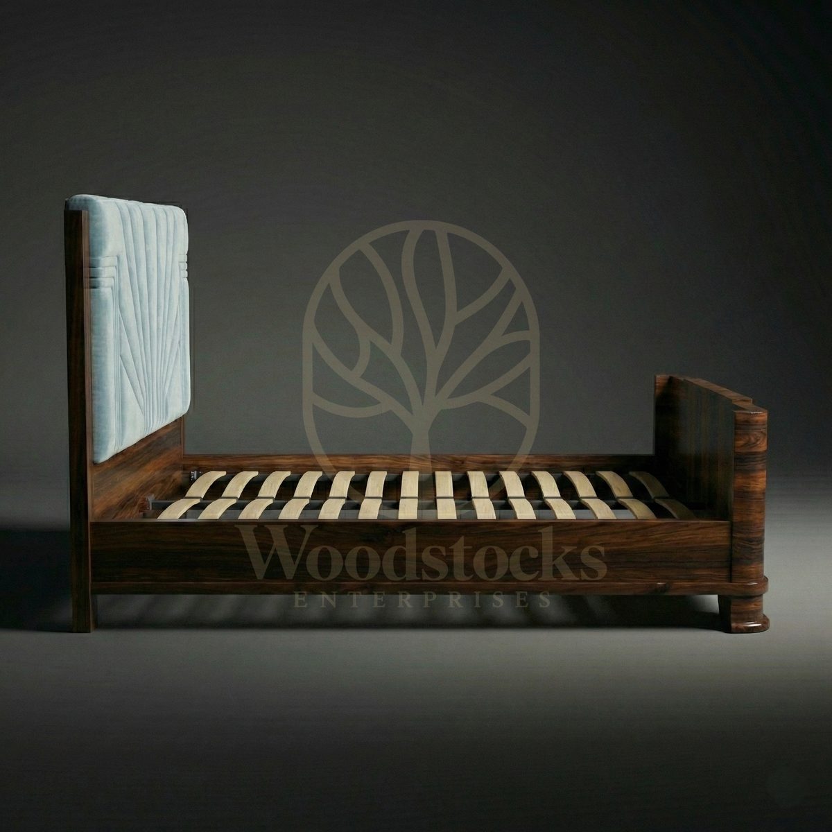 Luxury Teak Rive Droite Geometric Deco Bed, Saharanpur, view 5