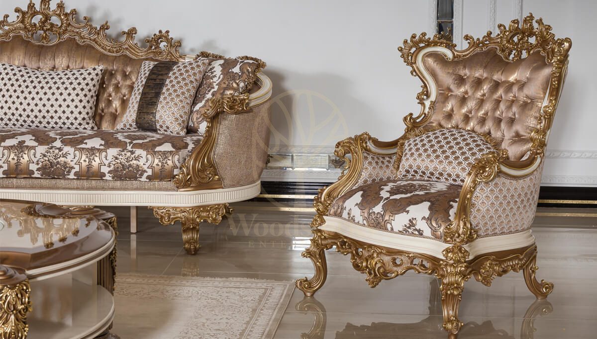 Royal Beril Hand Carved Teak Sofa Set, Saharanpur, view 9