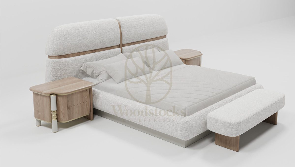 Luxury Aura Handcrafted Teak King Size Bed, Saharanpur, view 4