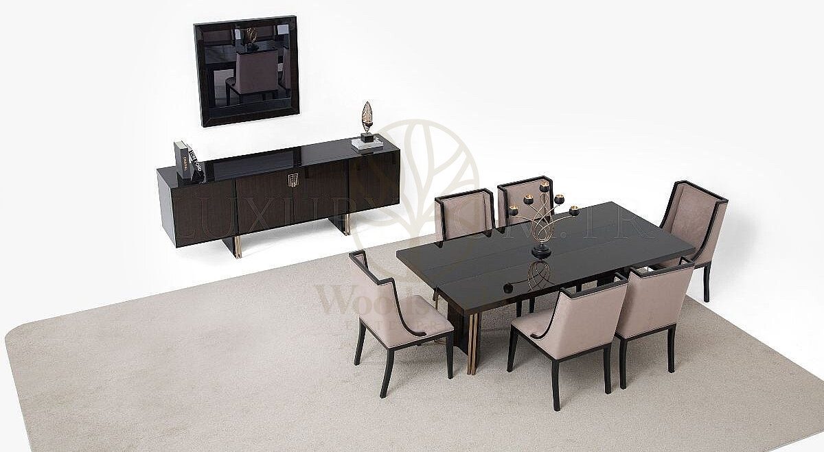 Luxury Sterling Handcrafted Teak Dining Table Set, Saharanpur, view 2