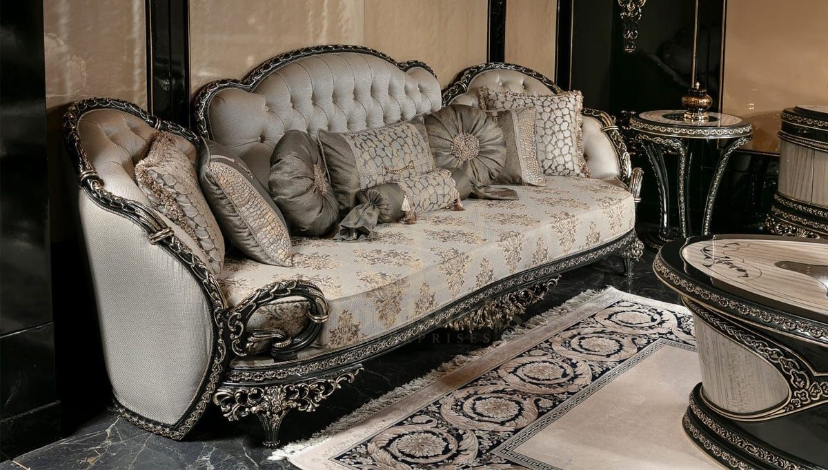 Royal Hazine Hand Carved Teak Sofa Set, Saharanpur, view 2