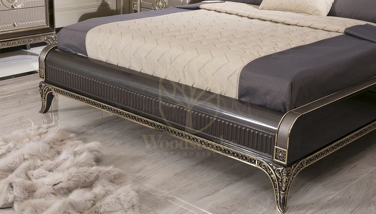 Luxury Rivena Handcrafted Teak King Size Bed, Saharanpur, view 8