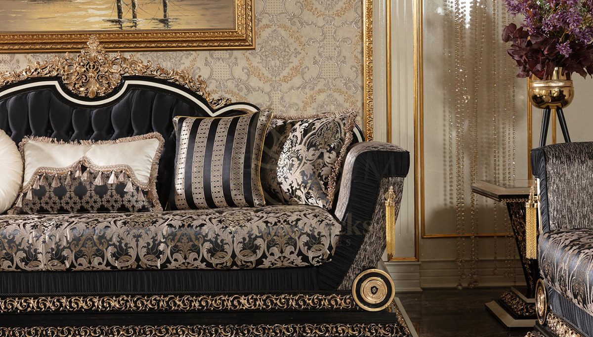 Royal Toronto Hand Carved Teak Sofa Set, Saharanpur, view 5