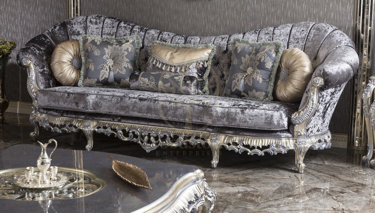 Royal Urgup Hand Carved Teak Sofa Set, Saharanpur, view 4