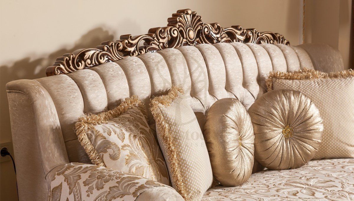 Royal Safir Hand Carved Teak Sofa Set, Saharanpur, view 4