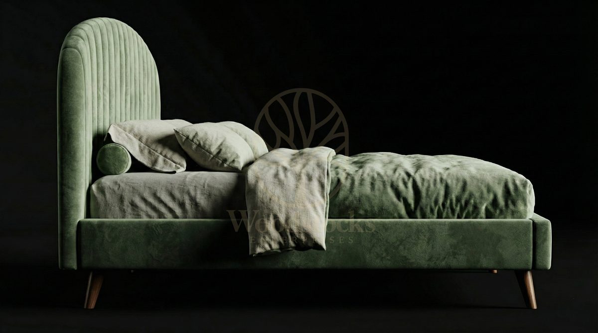 Luxury Teak Audrey’s New York Art Deco Bed, Saharanpur, view 3