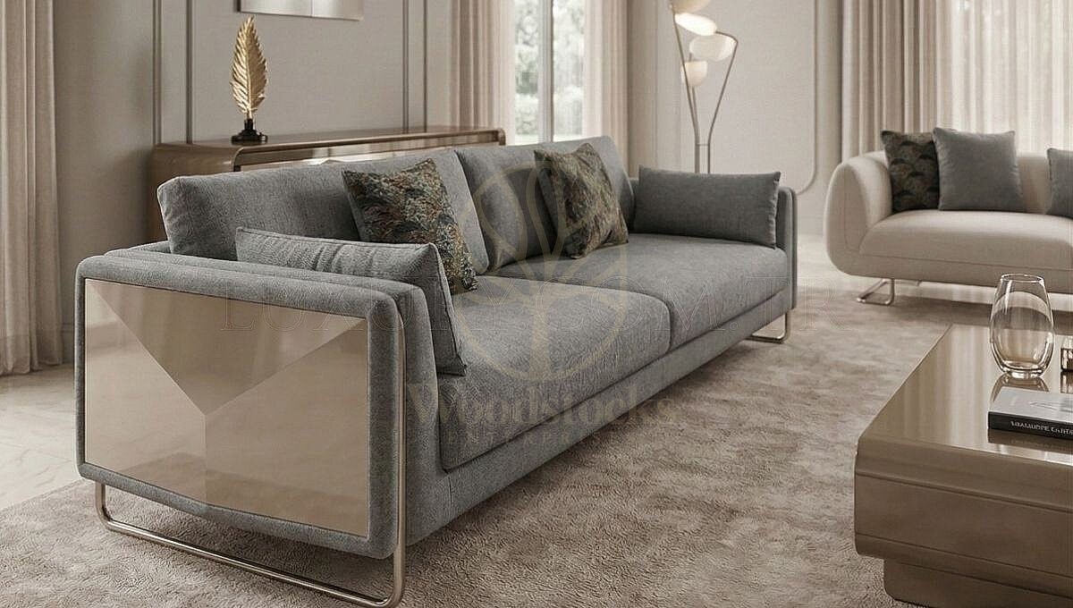 Luxury Nexus Handcrafted Teak Sofa Set, Saharanpur, view 3