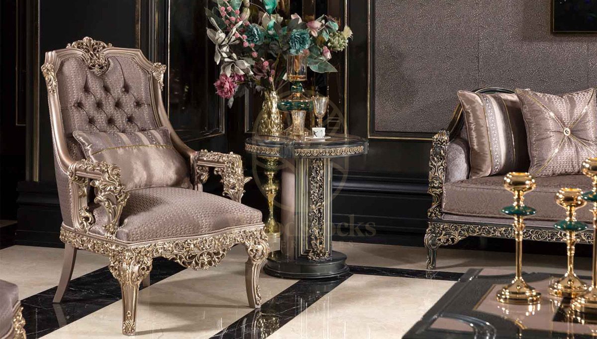Royal Esterosa Hand Carved Teak Sofa Set, Saharanpur, view 5