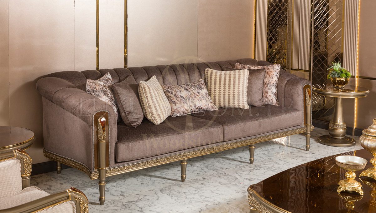 Royal Marlon Hand Carved Teak Sofa Set, Saharanpur, view 2