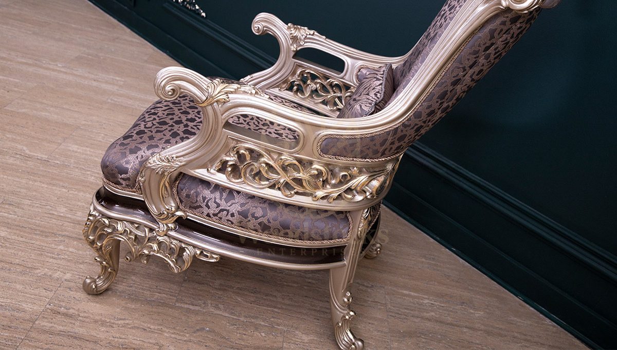 Royal Atlanta Hand Carved Teak Sofa Set, Saharanpur, view 9